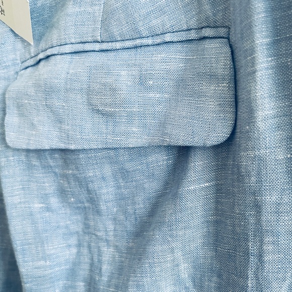 J. Crew Women's Light Blue Wide Leg Pants Sz 8P - Picture 5 of 16